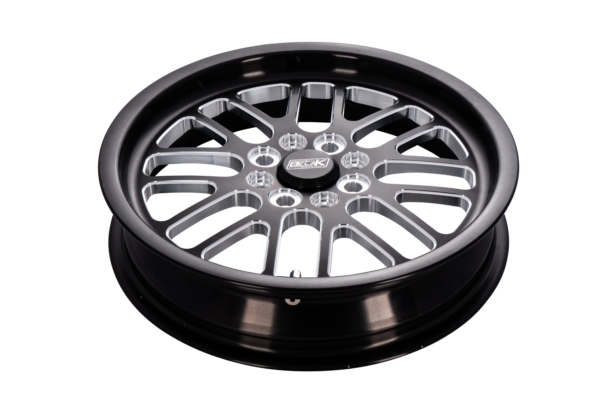 Maxxim Knight Gloss Black with Machined Lip 17x7 +40mm with Vercelli Strada  II 205/40ZR17 (23.5x8.4R17), KN77D04405, AOTVC270